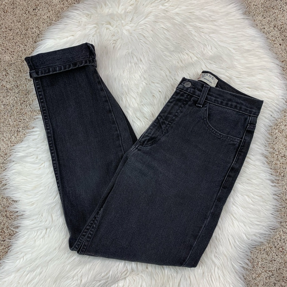 Guess Vintage Washed Black High Rise Jeans